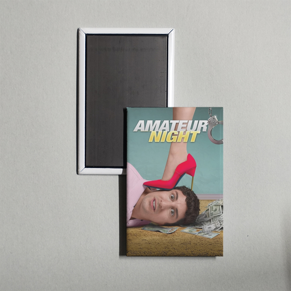 Amateur Night Mini Movie Fridge Magnet