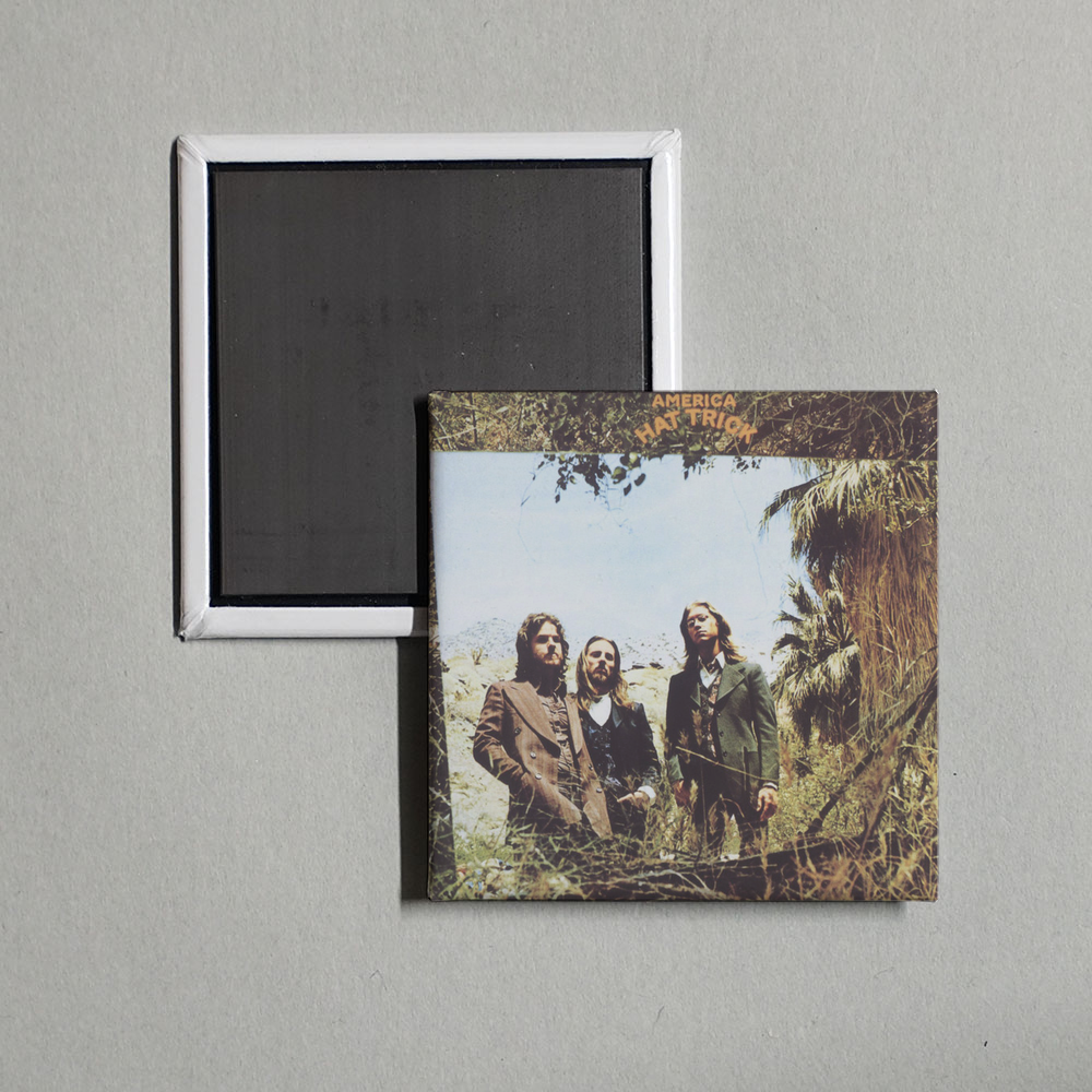 America - Hat Trick Album Cover Fridge Magnet