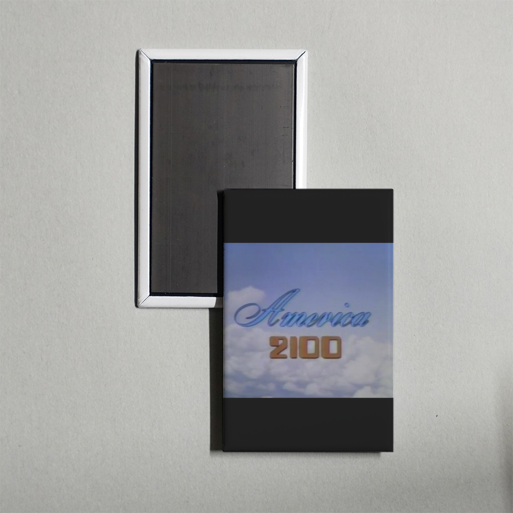 America 2100 Mini Movie Fridge Magnet