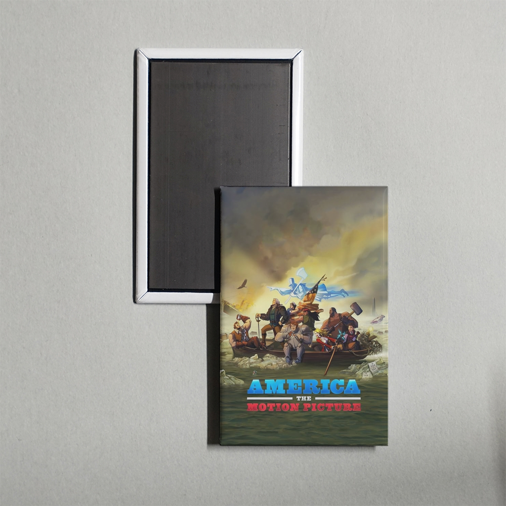 America The Motion Picture Mini Movie Fridge Magnet