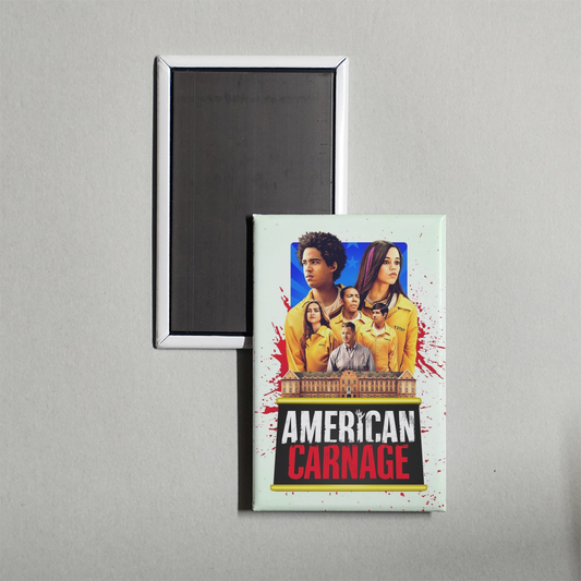 American Carnage Mini Movie Fridge Magnet