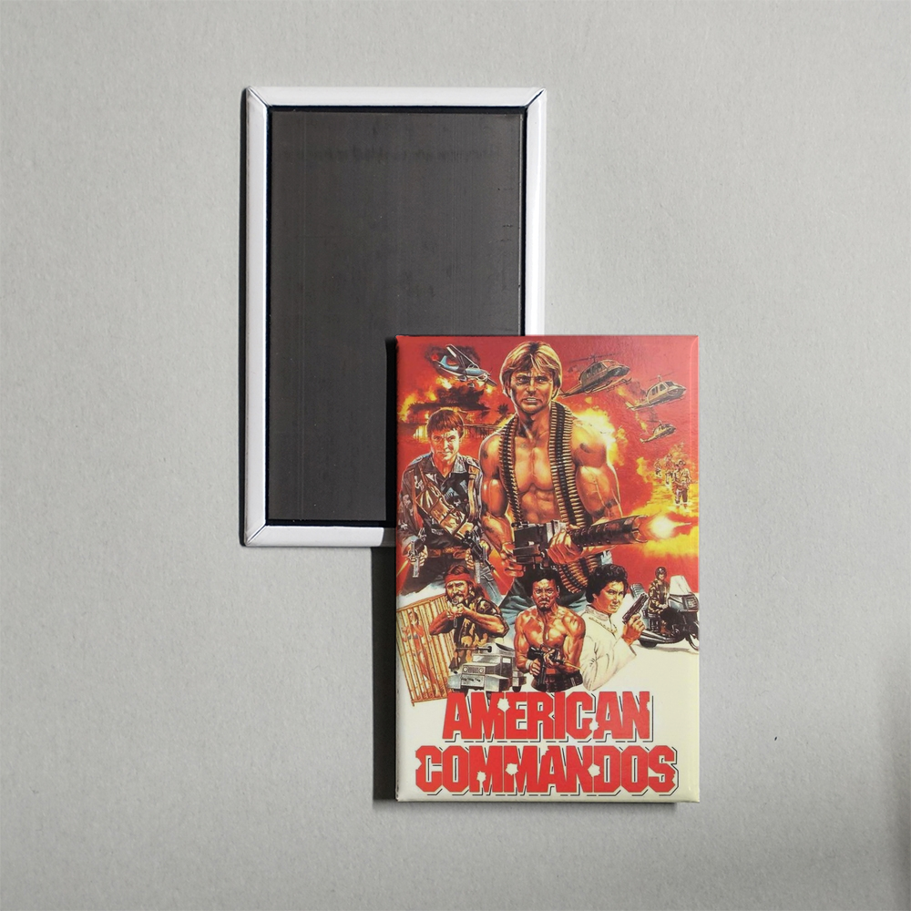 American Commandos Mini Movie Fridge Magnet