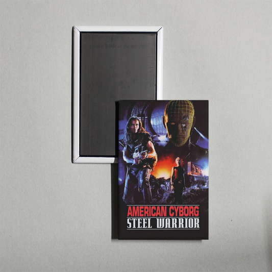 American Cyborg Steel Warrior Mini Movie Fridge Magnet