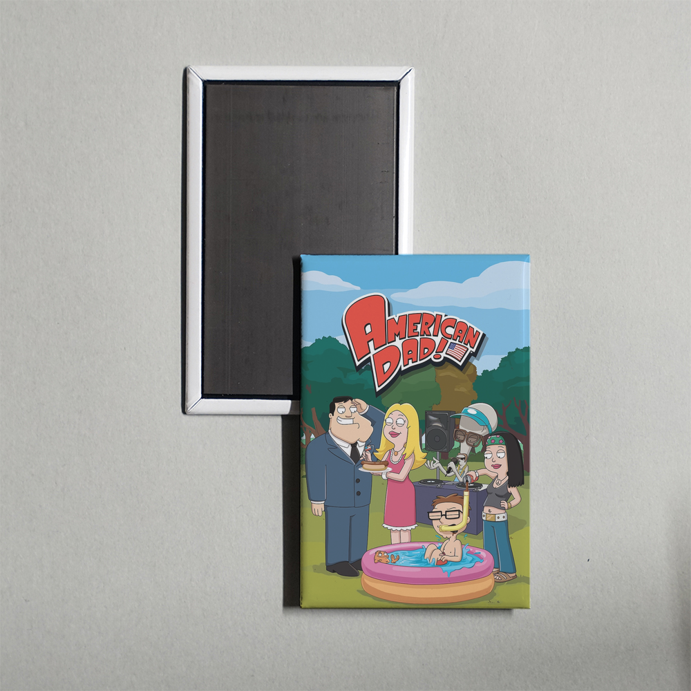 American Dad! C TV Show Mini Fridge Magnet
