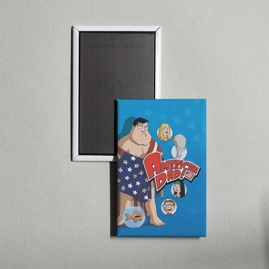 American Dad! D TV Show Mini Fridge Magnet