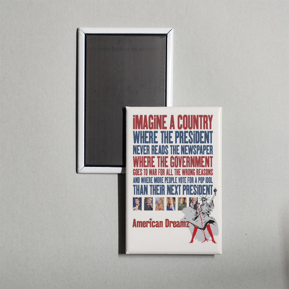 American Dreamz Mini Movie Fridge Magnet