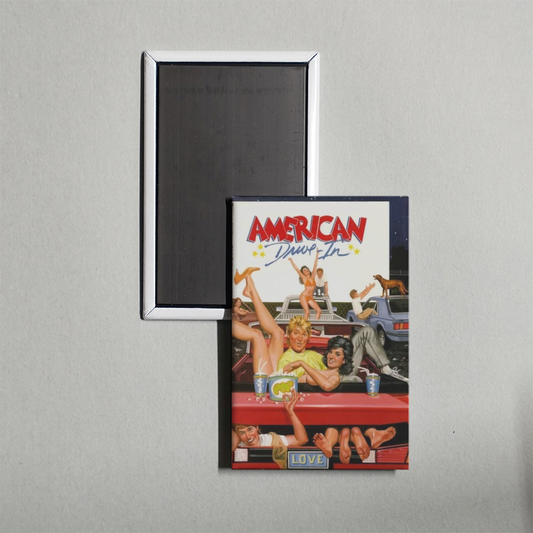 American Drive-In Mini Movie Fridge Magnet
