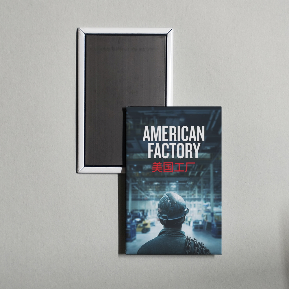 American Factory Mini Movie Fridge Magnet