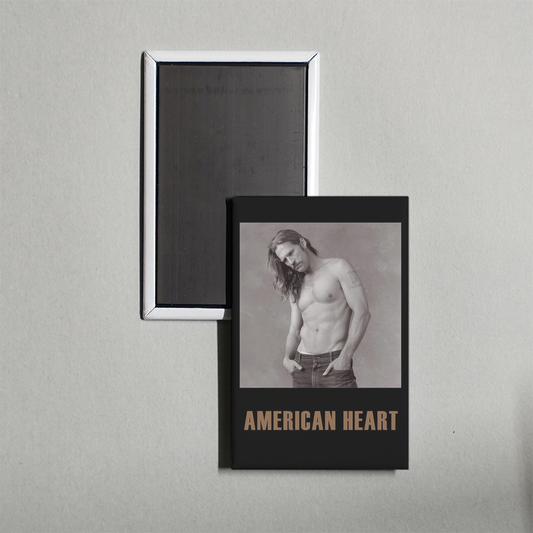 American Heart Mini Movie Fridge Magnet