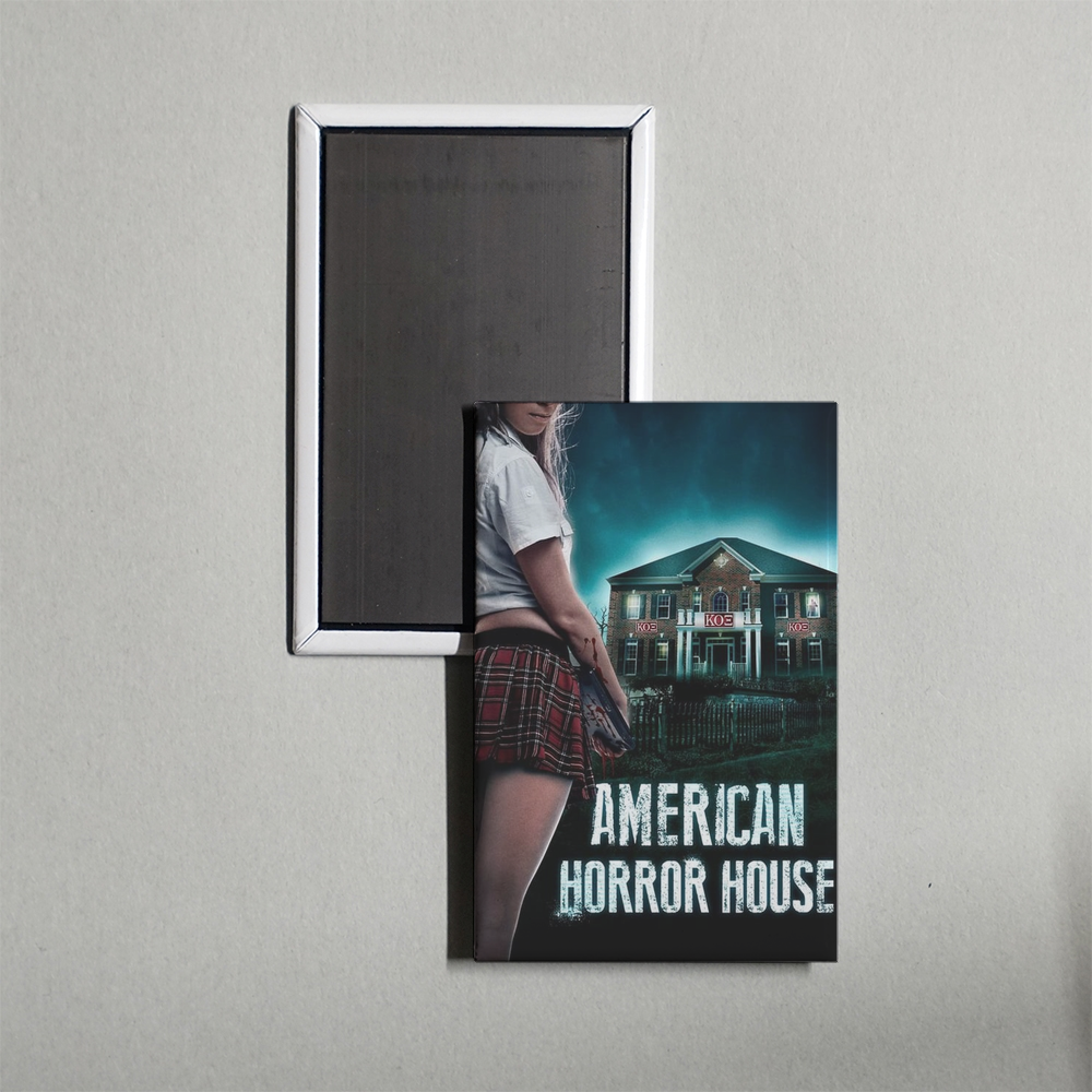 American Horror House Mini Movie Fridge Magnet