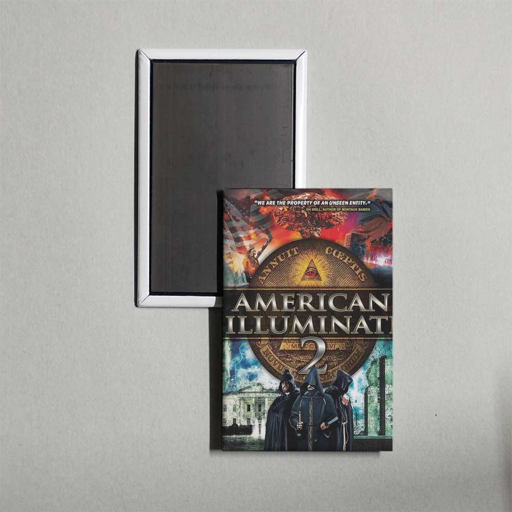 American Illuminati 2 Mini Movie Fridge Magnet