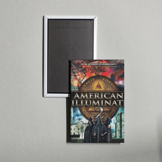 American Illuminati 2 Mini Movie Fridge Magnet