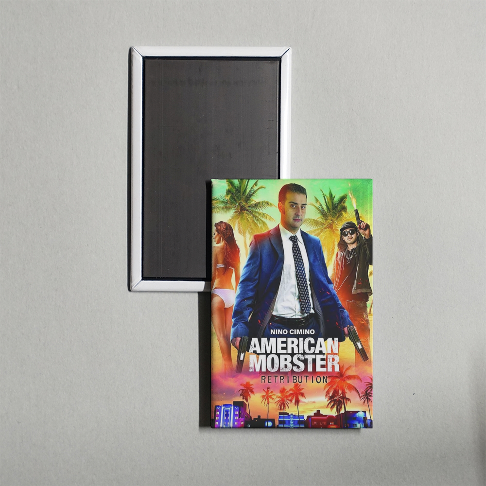 American Mobster Retribution Mini Movie Fridge Magnet