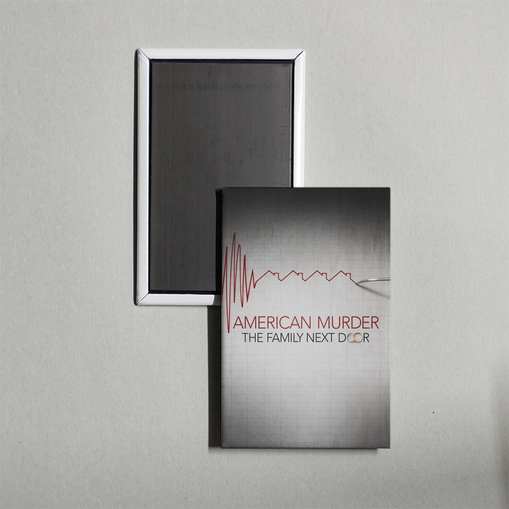 American Murder The Family Next Door Mini Movie Fridge Magnet