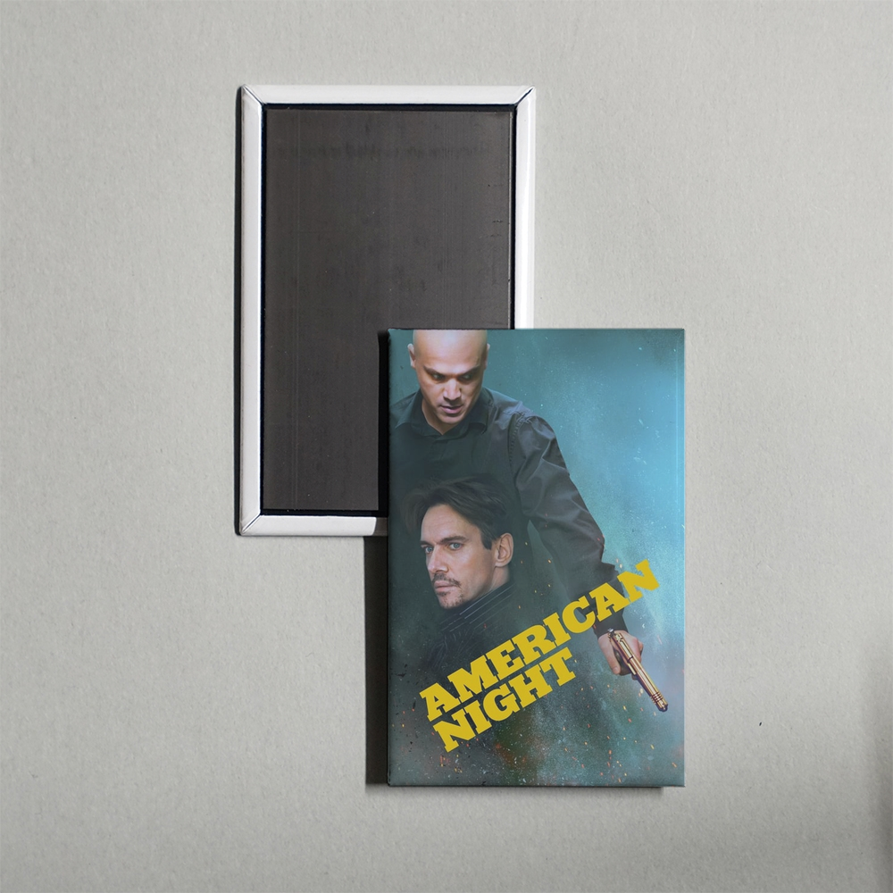 American Night Mini Movie Fridge Magnet