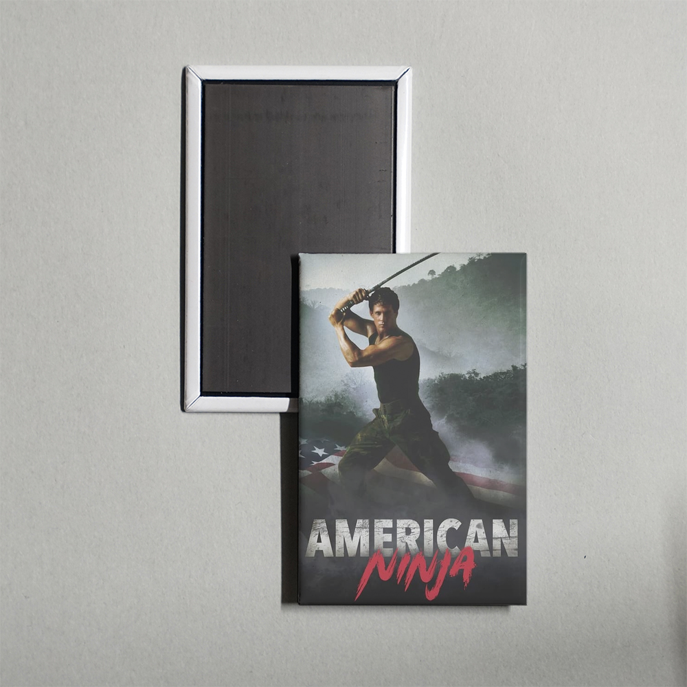 American Ninja Mini Movie Fridge Magnet