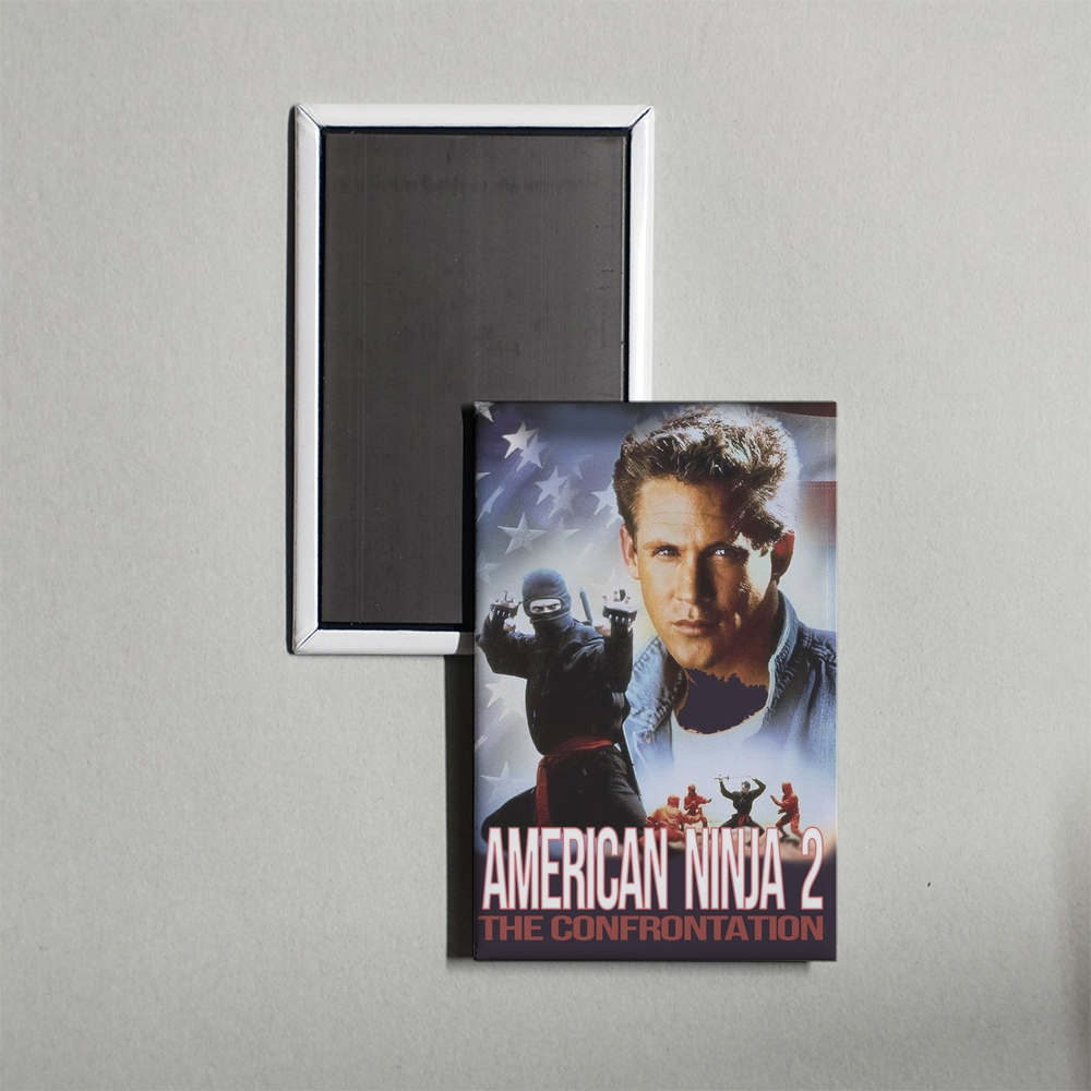 American Ninja 2 The Confrontation Mini Movie Fridge Magnet