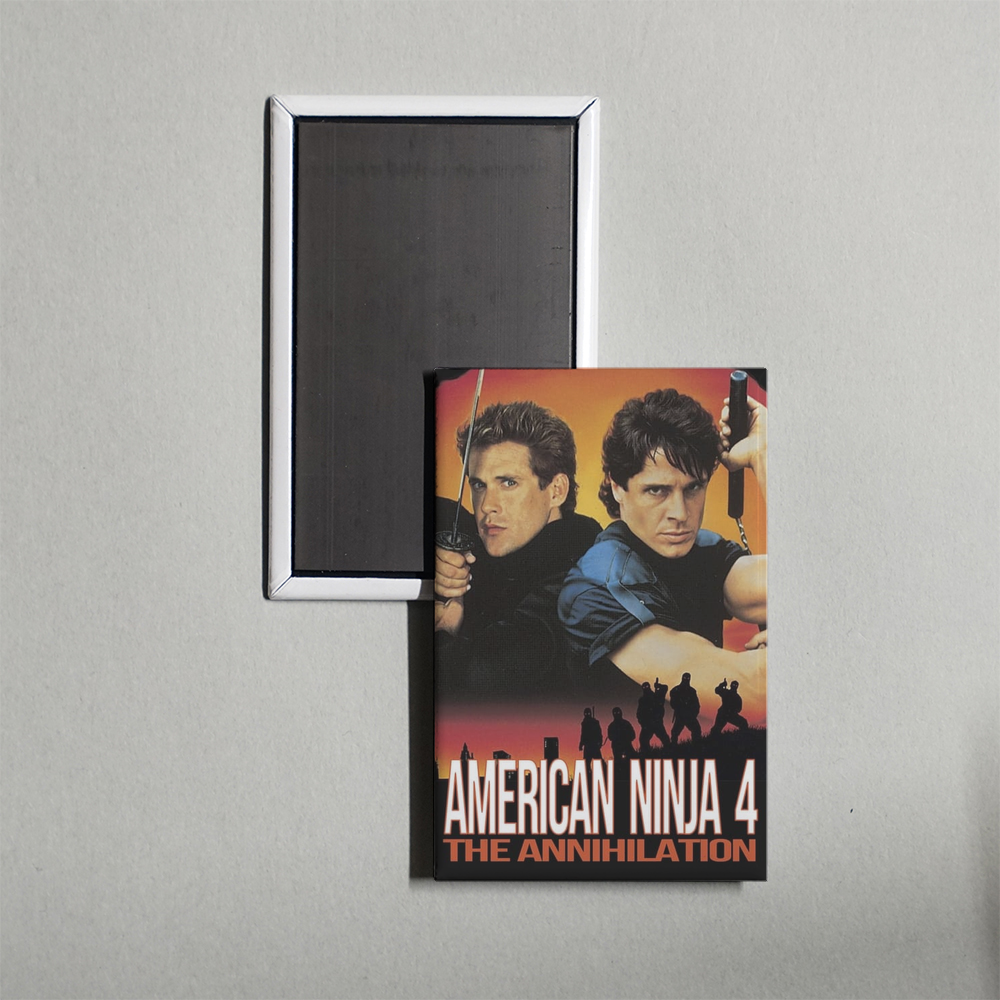 American Ninja 4 The Annihilation Mini Movie Fridge Magnet