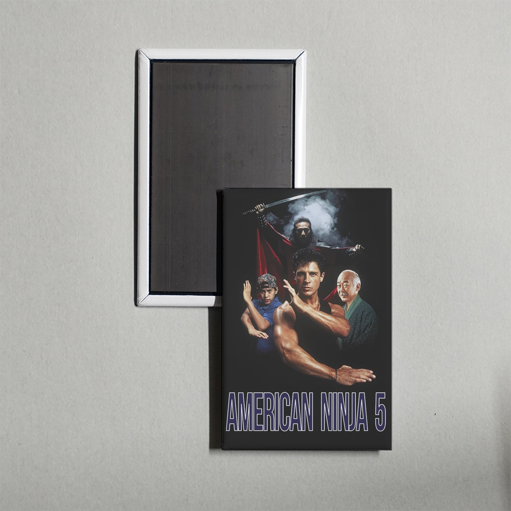 American Ninja 5 Mini Movie Fridge Magnet