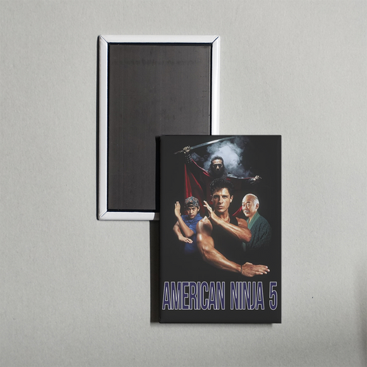 American Ninja 5 Mini Movie Fridge Magnet