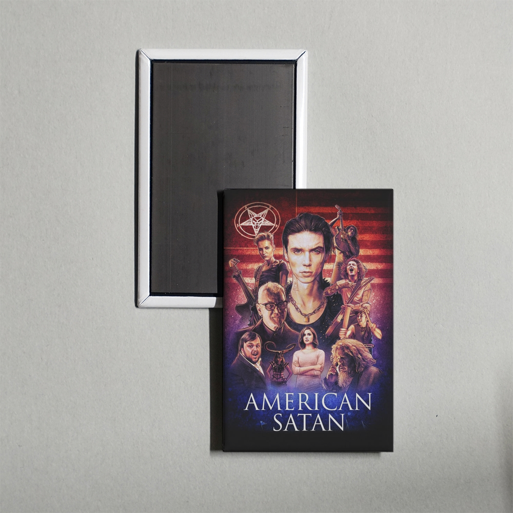 American Satan Mini Movie Fridge Magnet