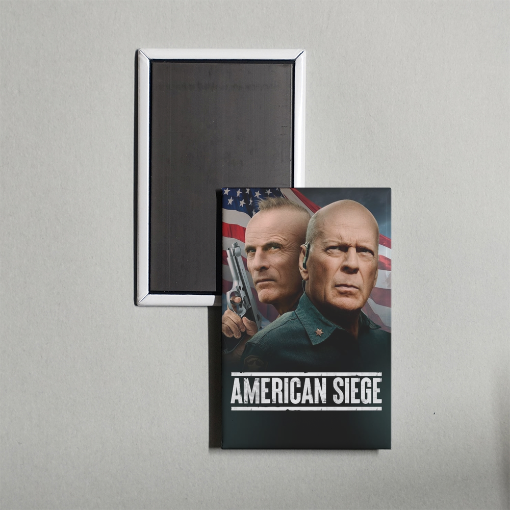 American Siege Mini Movie Fridge Magnet