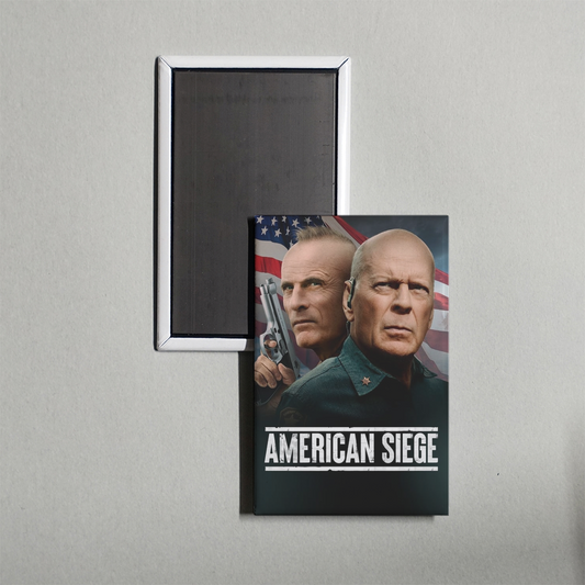 American Siege Mini Movie Fridge Magnet