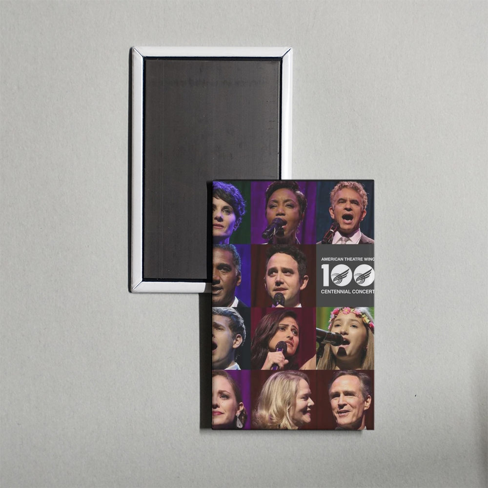 American Theatre Wing Centennial Concert Mini Movie Fridge Magnet
