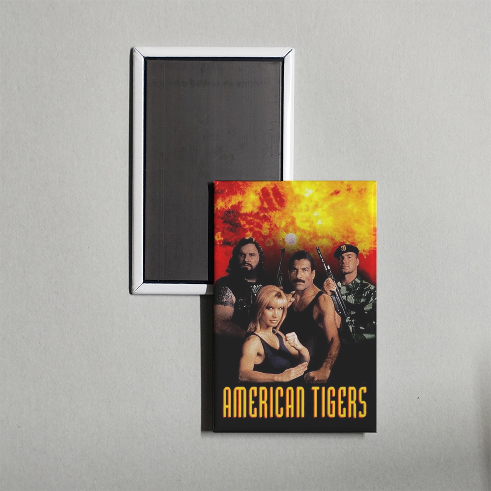 American Tigers Mini Movie Fridge Magnet