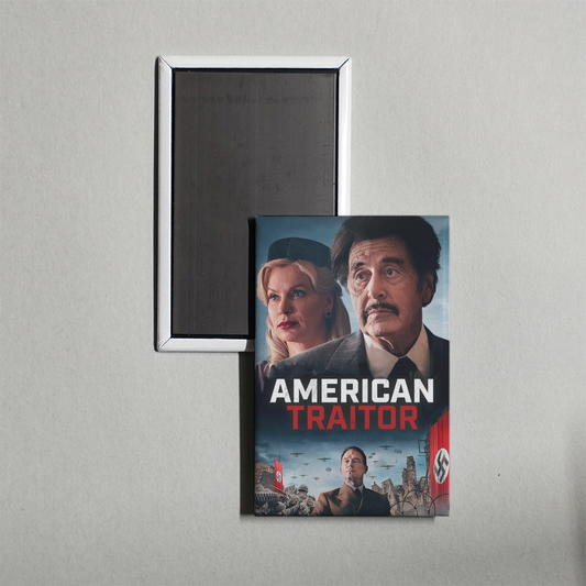 American Traitor The Trial of Axis Sally Mini Movie Fridge Magnet