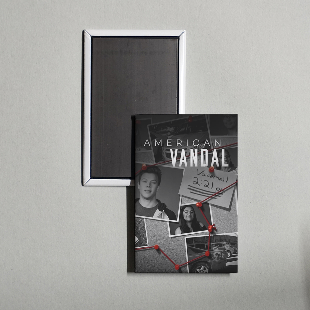 American Vandal TV Show Fridge Magnet