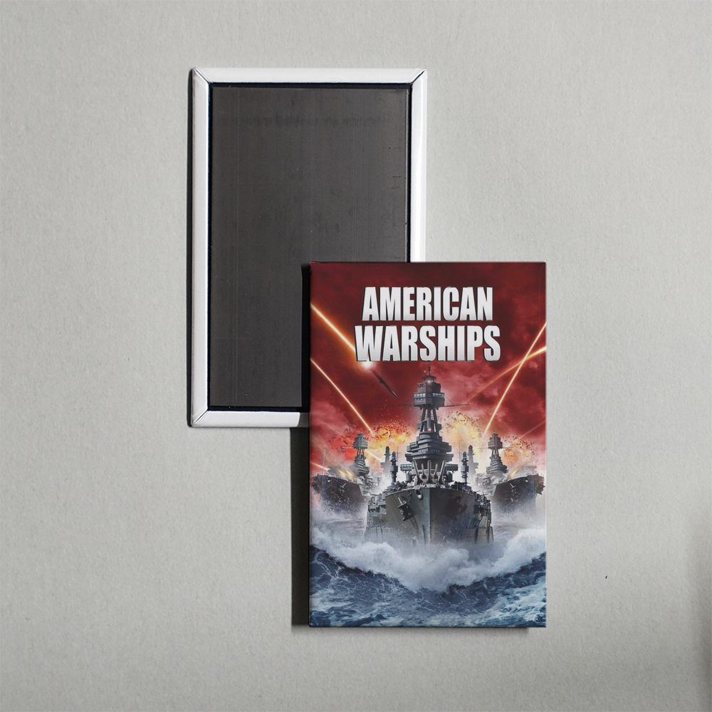 American Warships Mini Movie Fridge Magnet