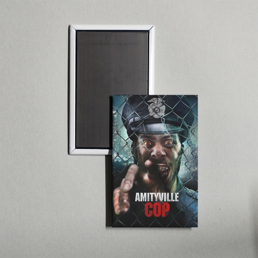 Amityville Cop Mini Movie Fridge Magnet