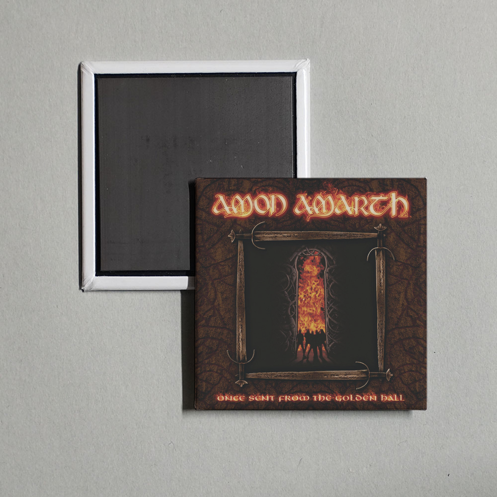 Amon Amarth - Once Sent From The Golden Hall (Bonus Edition) Album Cover Fridge Magnet
