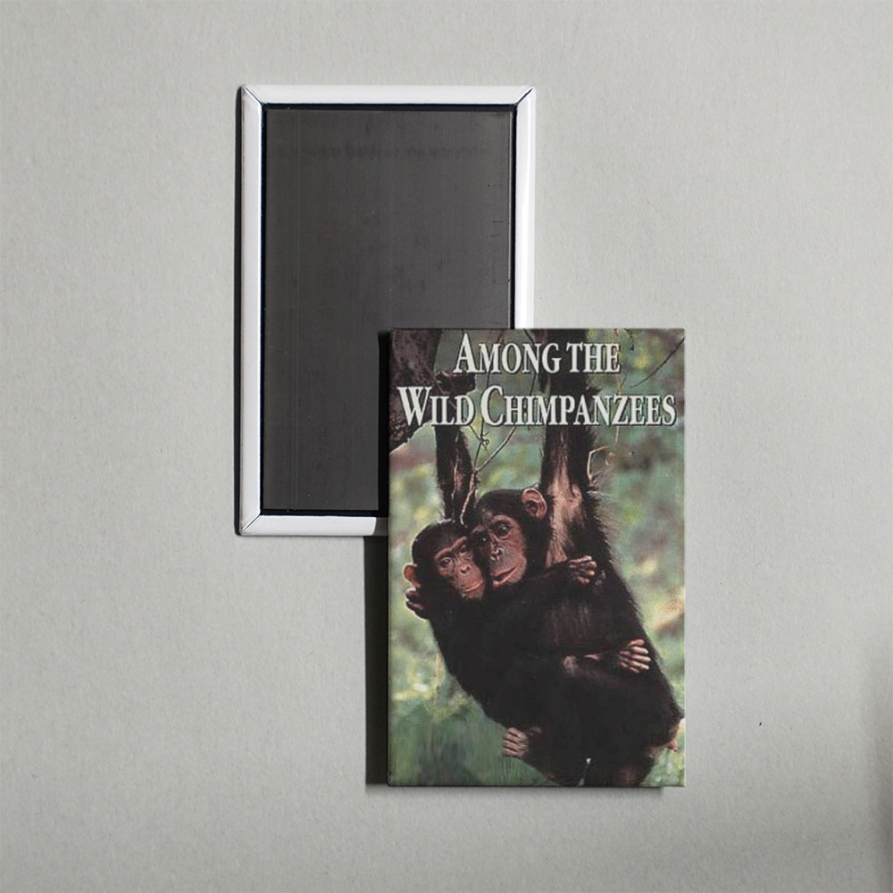 Among the Wild Chimpanzees Mini Movie Fridge Magnet