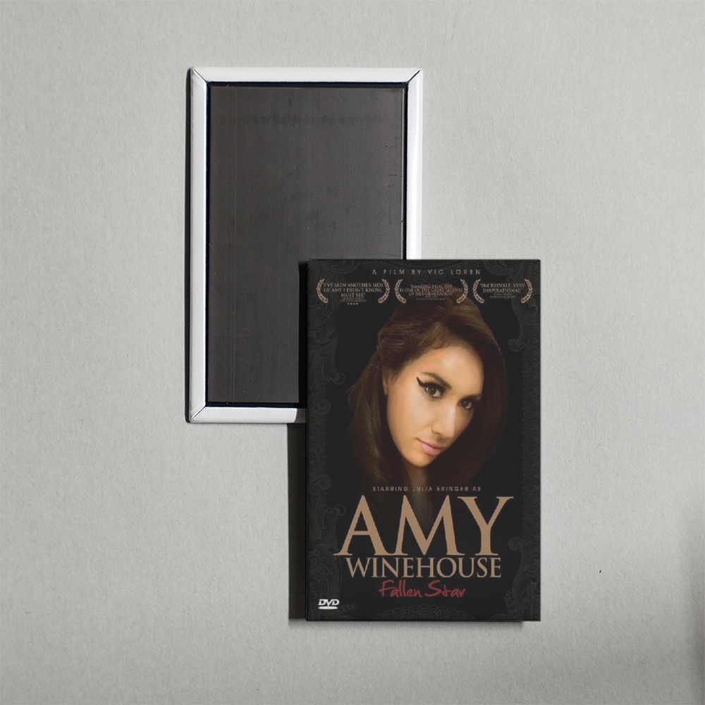 Amy Winehouse Fallen Star Mini Movie Fridge Magnet