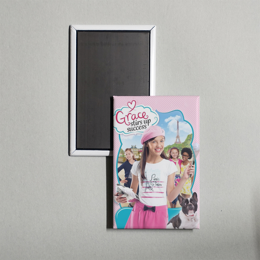 An American Girl Grace Stirs Up Success Mini Movie Fridge Magnet
