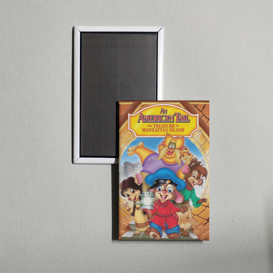 An American Tail The Treasure of Manhattan Island Mini Movie Fridge Magnet