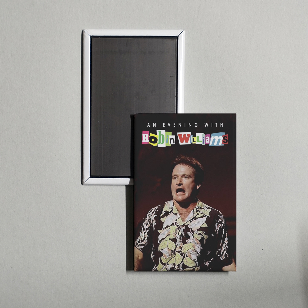 An Evening with Robin Williams Mini Movie Fridge Magnet