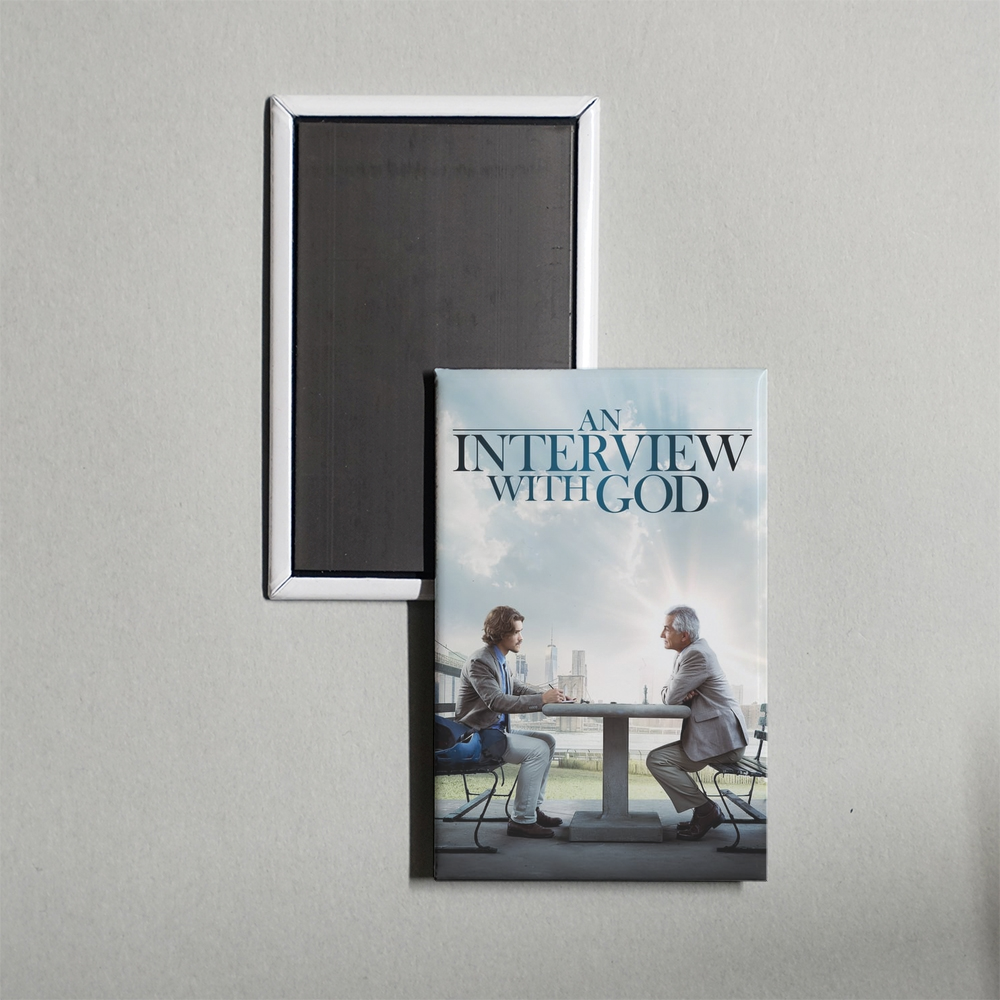 An Interview with God Mini Movie Fridge Magnet