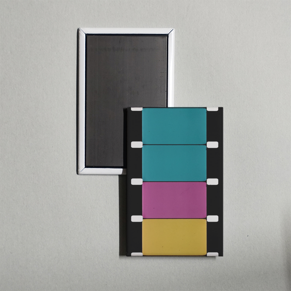 Analytical Studies I The Film Frame Mini Movie Fridge Magnet