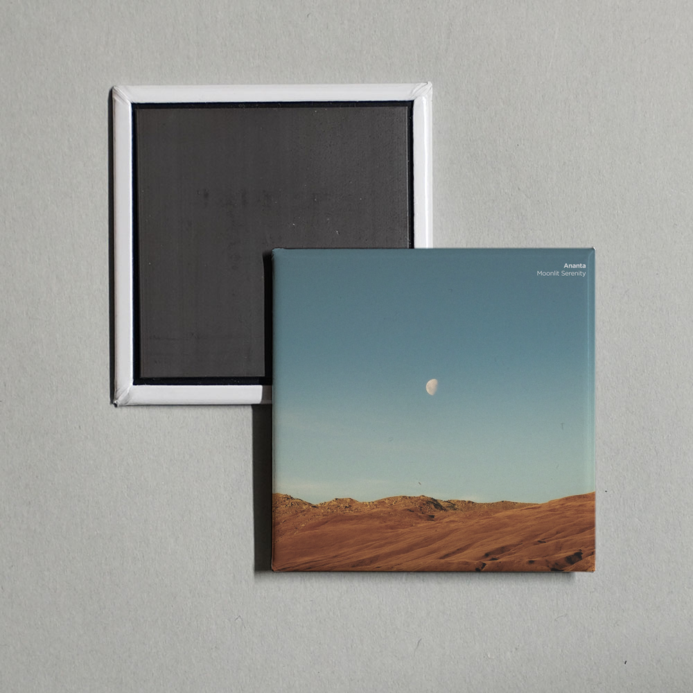 Ananta - Moonlit Serenity Album Cover Fridge Magnet