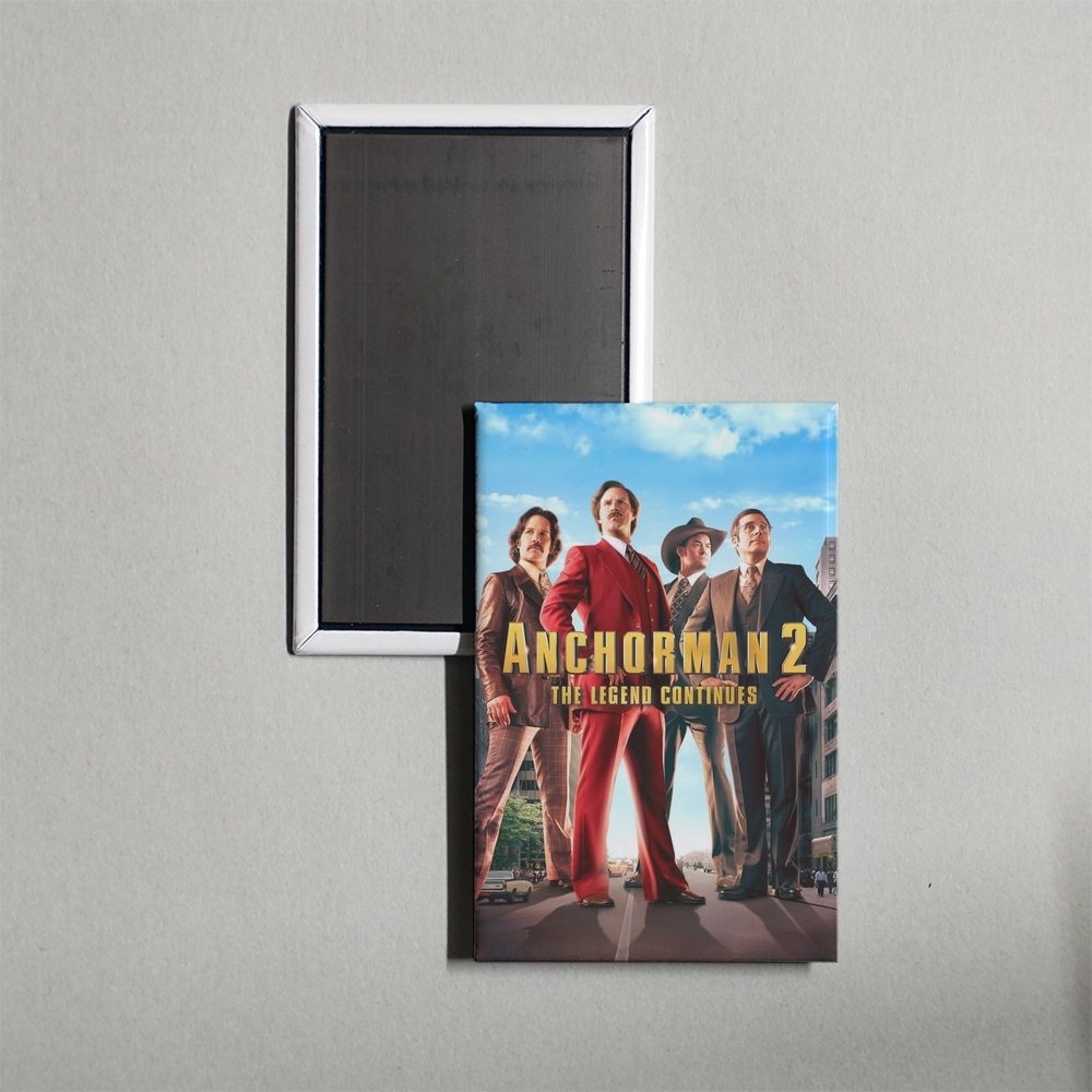 Anchorman 2 The Legend Continues Mini Movie Fridge Magnet
