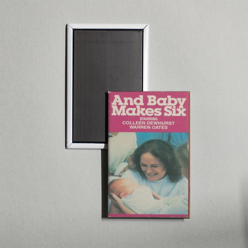 And Baby Makes Six Mini Movie Fridge Magnet