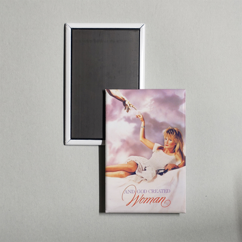 And God Created Woman Mini Movie Fridge Magnet