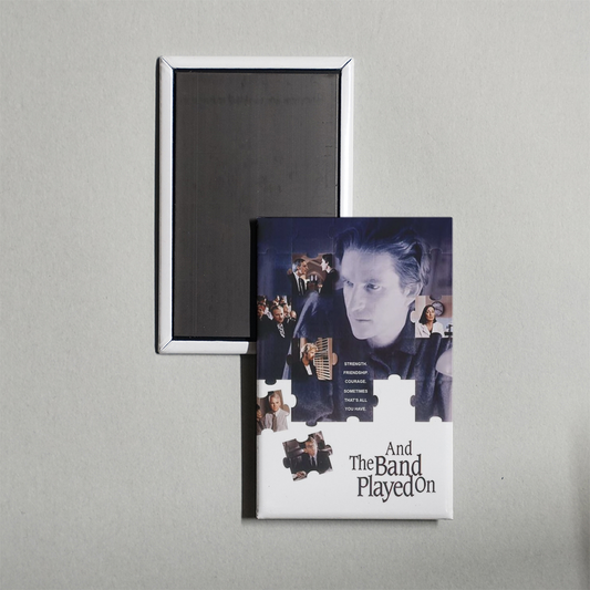 And the Band Played On Mini Movie Fridge Magnet