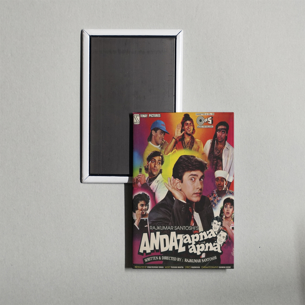 Andaz Apna Apna Mini Movie Fridge Magnet