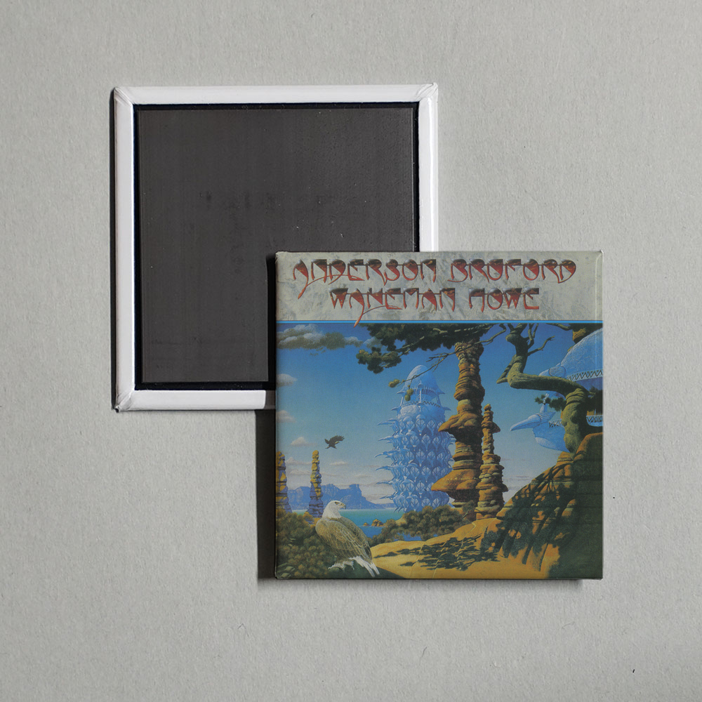 Anderson Bruford Wakeman Howe - Anderson, Bruford, Wakeman, Howe Album Cover Fridge Magnet
