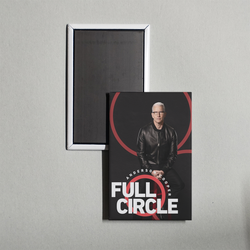 Anderson Cooper Full Circle TV Show Fridge Magnet