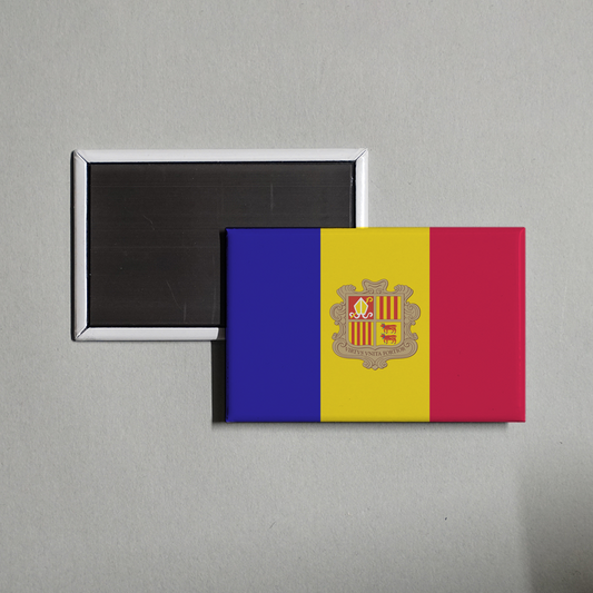 Andorra Flag Fridge Magnet